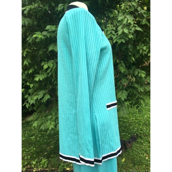 Misook cardigan/jacket, collar, faux pockets - Picture 2 of 5